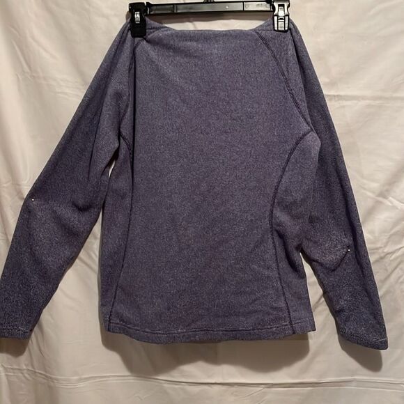 Purple The North Face Hooded Zip Up Sweatshirt - Picture 7 of 7